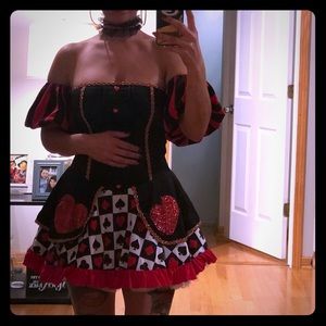 Queen of Hearts xs costume